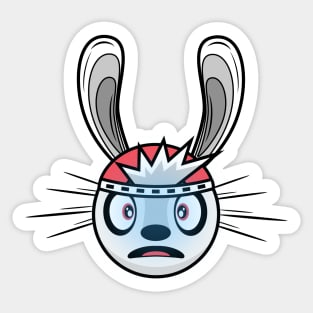 Shocked Jackrabbit Engarde Sticker